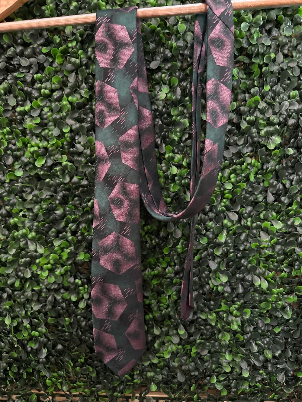 Elaan Vintage Retro Necktie, Classic, Thin Tie,